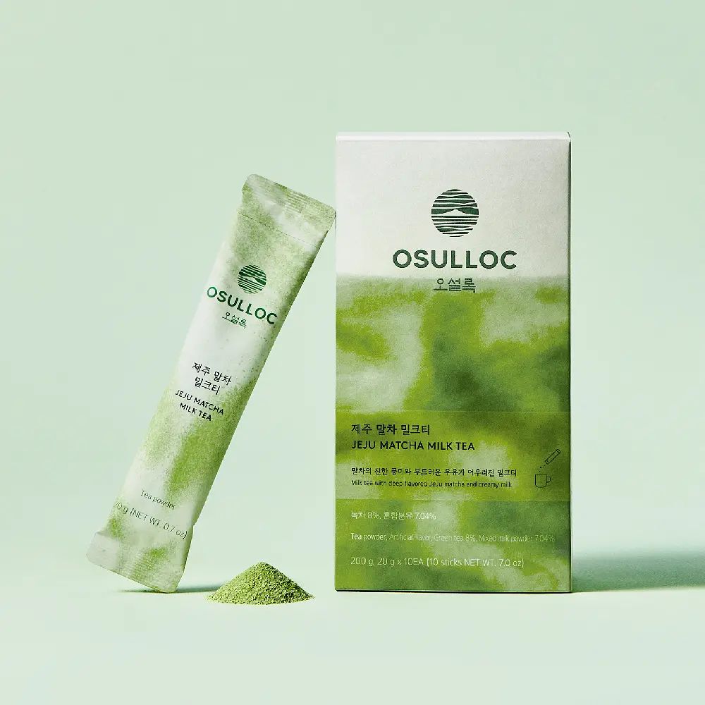 OSULLOC Jeju Matcha Milk Tea 20g×10 Sticks