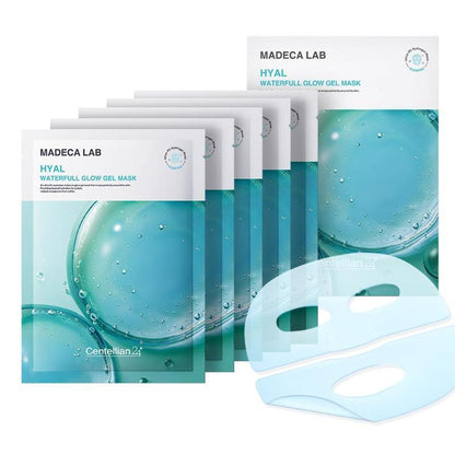 centelian 24 Madeca Lab Hyal Waterfull Glow Gel Mask 5ea