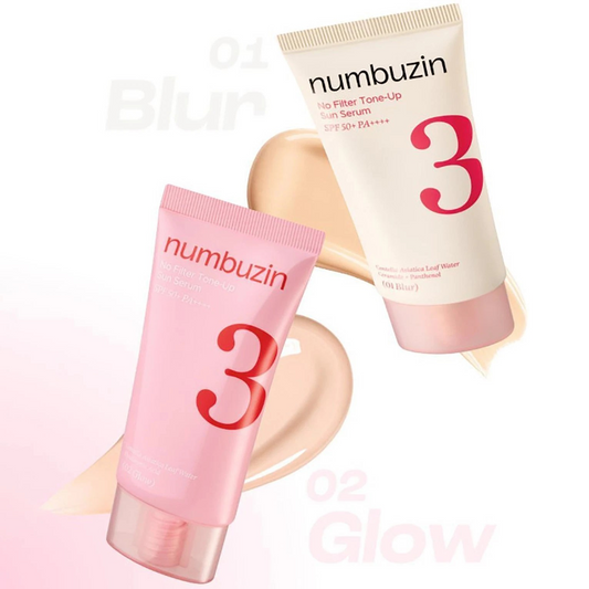 Numbuzin No.3 No Filter Tone Up Sun Serum SPF50+PA++++ 50ml