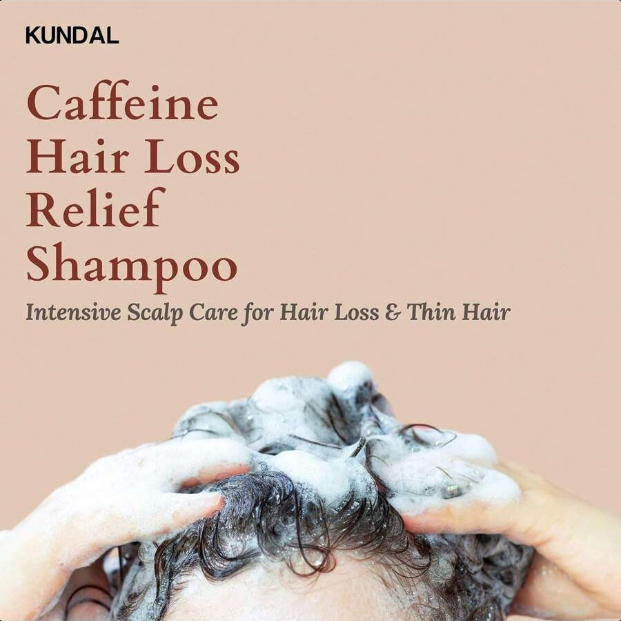 kundal Caffeine Scalp Shampoo, 16.9 Fl Oz (500 Ml), Cherry Blossom