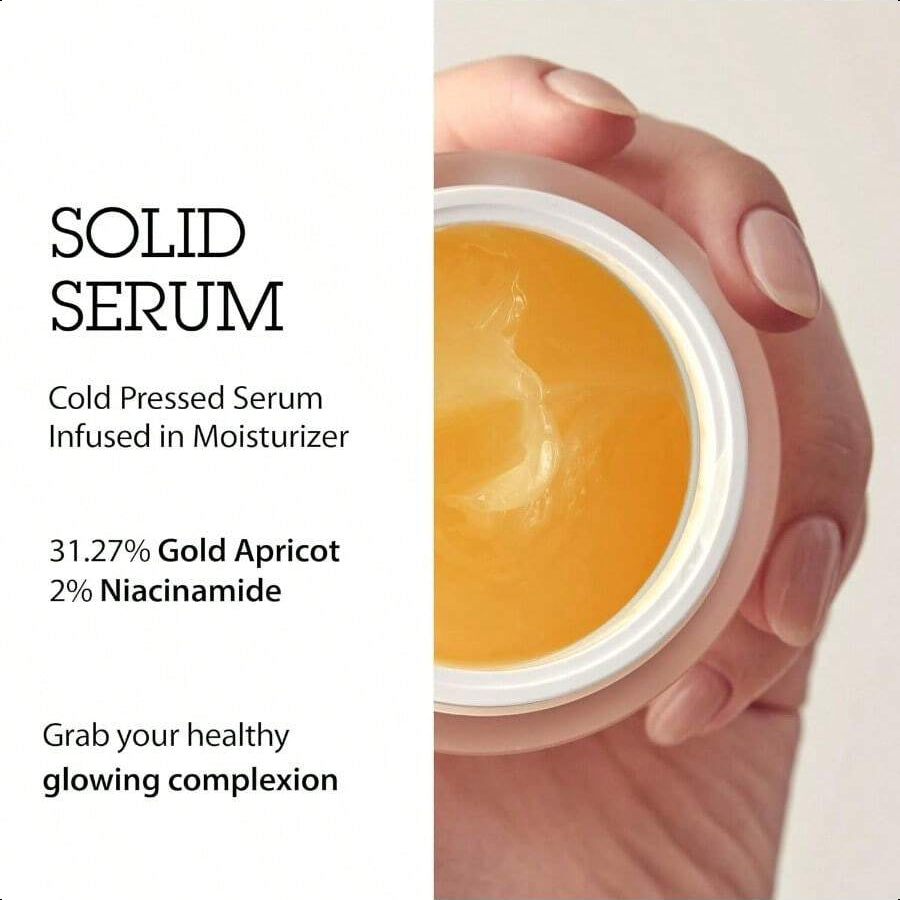Blithe Pressed Serum Gold Apricot Glass Skin Korean Skincare Moisturizer/Serum - Niacinamide Serum For Natural Glow
