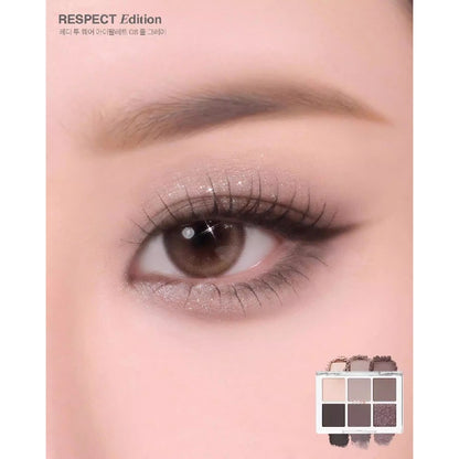 BBIA Six Color Eyeshadow Palette New Color Cold and Warm Tone Smoked Han Suxi 0708 Fall and Winter Atmosphere