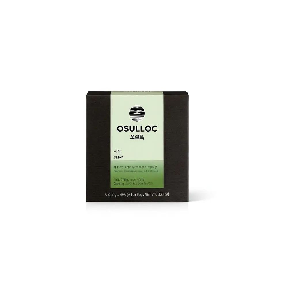 OSULLOC SEJAK Jeju Early Spring Green Tea 2g×3 Tea Bags