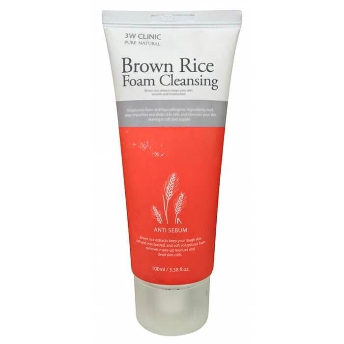 3w Clinic Brown Rice Foam Cleansing 100ml