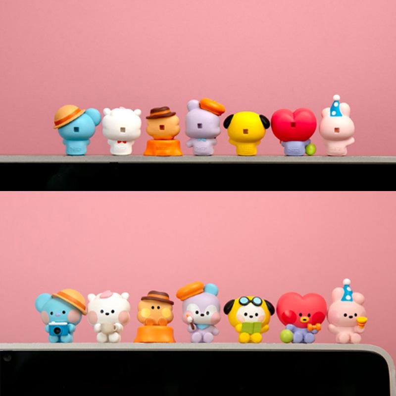 BT21 NEW ユニバース スター ミニニ モニター フィギュア おもちゃ 人形 ミニフィギュア (7 つのオプション)