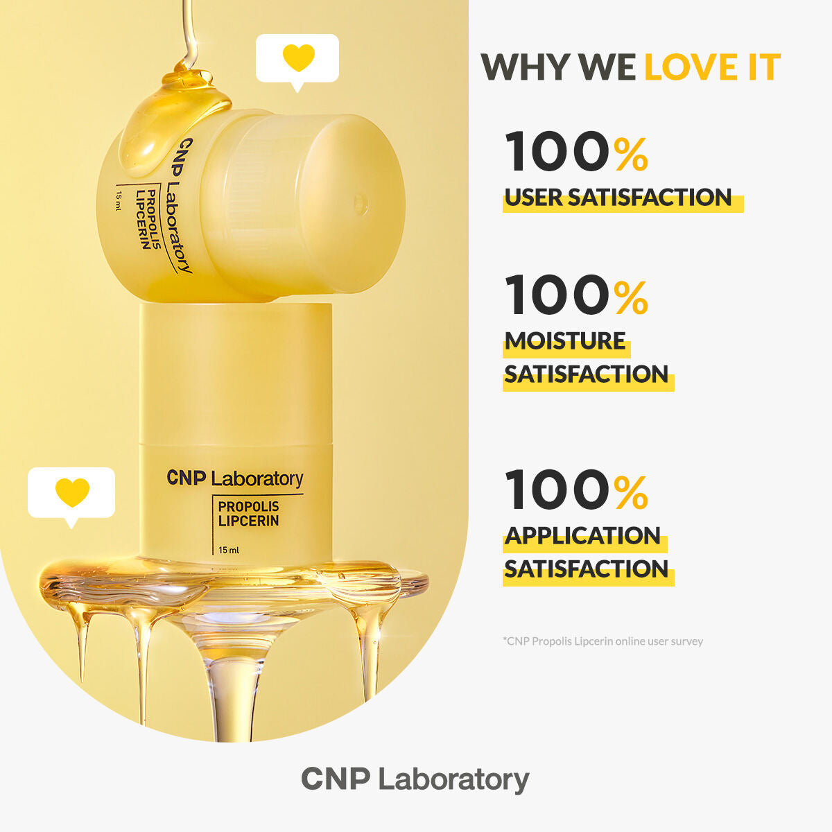 CNP Laboratory Propolis Lipcerin™ 15ml - Manuka Propolis Lipcerin™, Hydrating Overnight Lip Balm & Mask, 12 Hours Long-lasting Moisture, Gentle Exfoliation, Hygienic Twist Dispenser, lip butter, Korean Skin Care