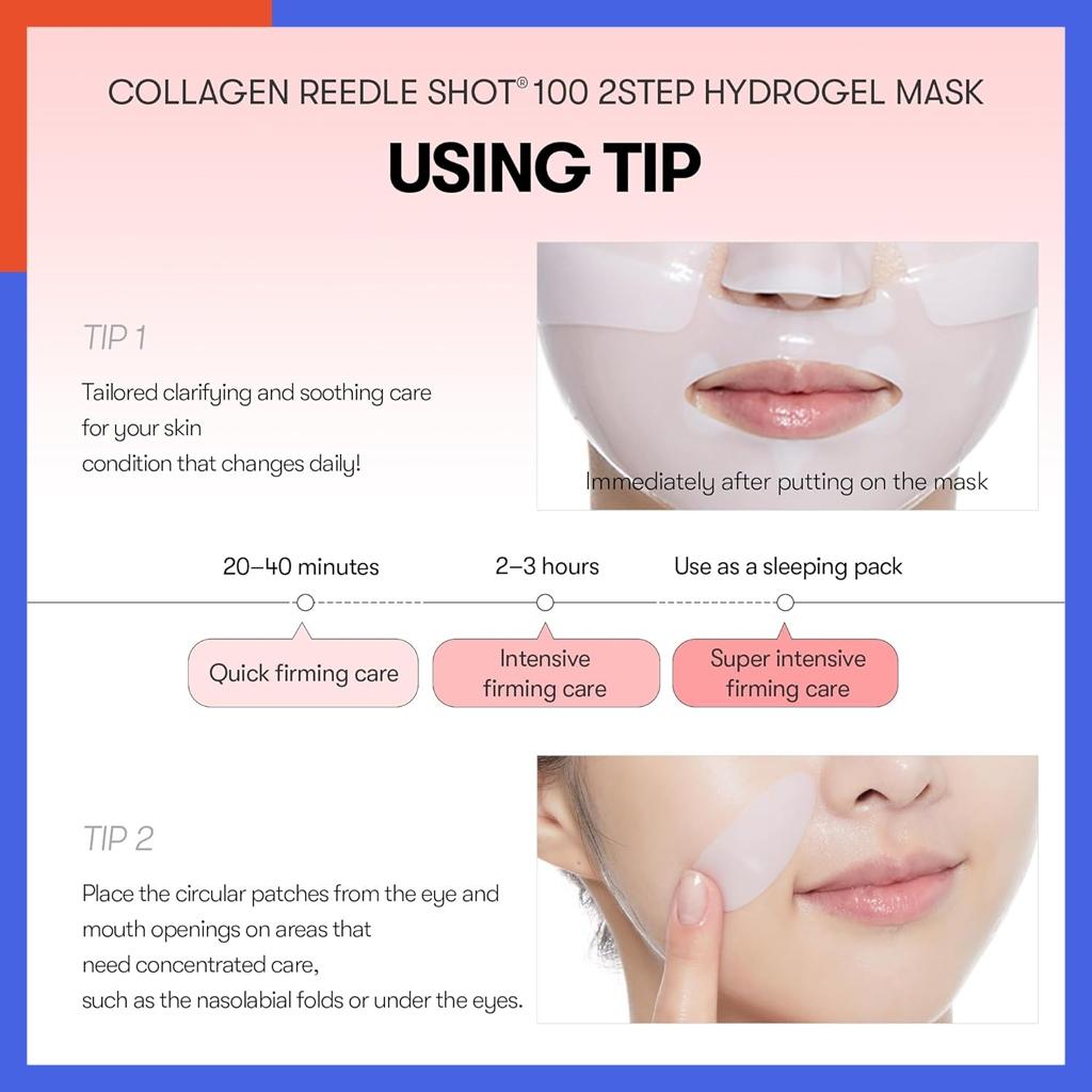VT Collagen Reedle Shot 100 2-Step Hydrogel Mask(34.5gx4ea)