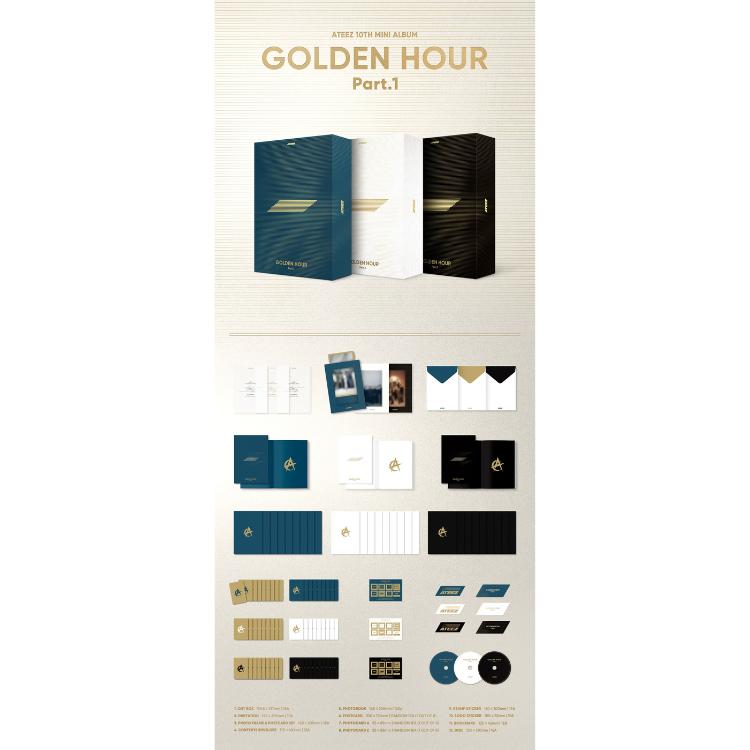 Select POB ATEEZ 10th Mini Album GOLDEN HOUR Part 1