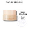 NATURE REPUBLIC Snail Solution Skin Booster 130mL / Emulsion 120mL / Cream 52mL / Foam Cleanser 150mL