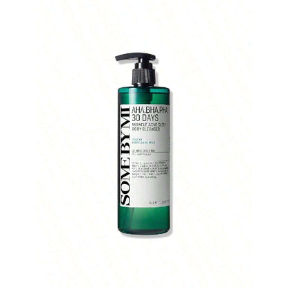 SOME BY MI AHA BHA PHA 30 Days Miracle Acne Clear Body Cleanser - 13.5oz, 400ml