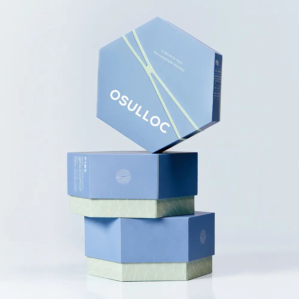 OSULLOC Tea Variation Essence Gift Box, 6 Flavors 42 Tea Bags
