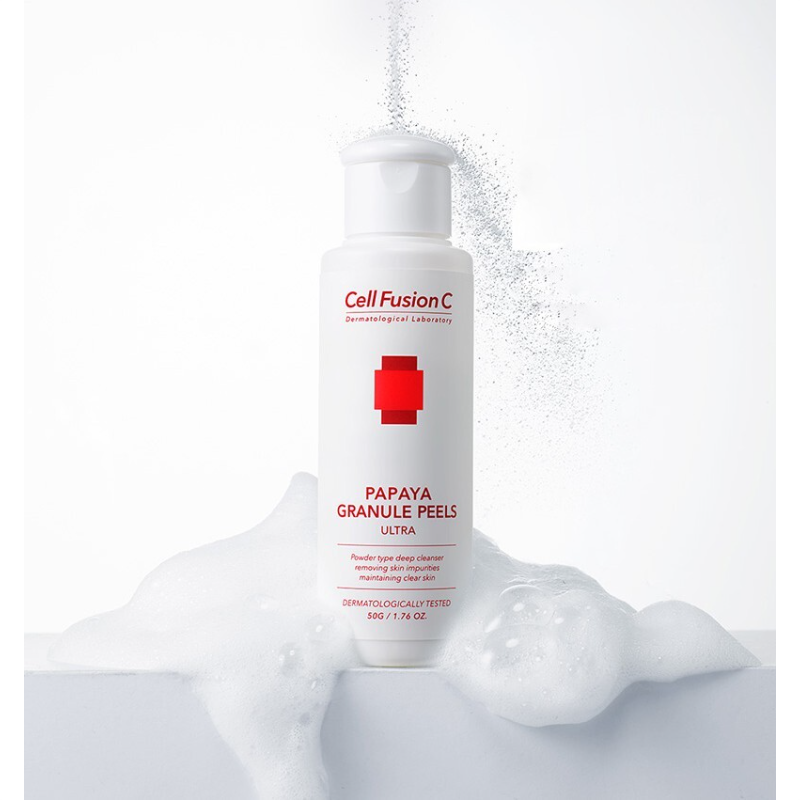 Cell Fusion C Papaya Granule Peels Mild Ultra Cleanser Powder 50g