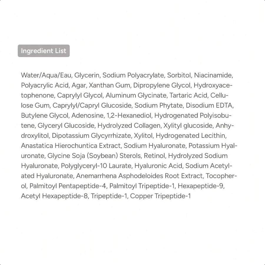 SUNGBOON EDITOR Deep Collagen Retinol Tension Boost Up Mask 25g/0.88 Oz(4ea)