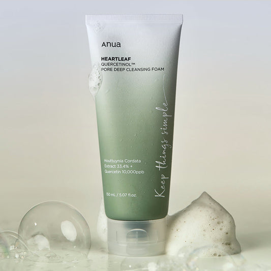 ANUA Heartleaf Quercetinol Pore Deep Cleansing Foam 150ml/Sunccinic Cleanser 150ml/LHA Peeling Gel 120ml