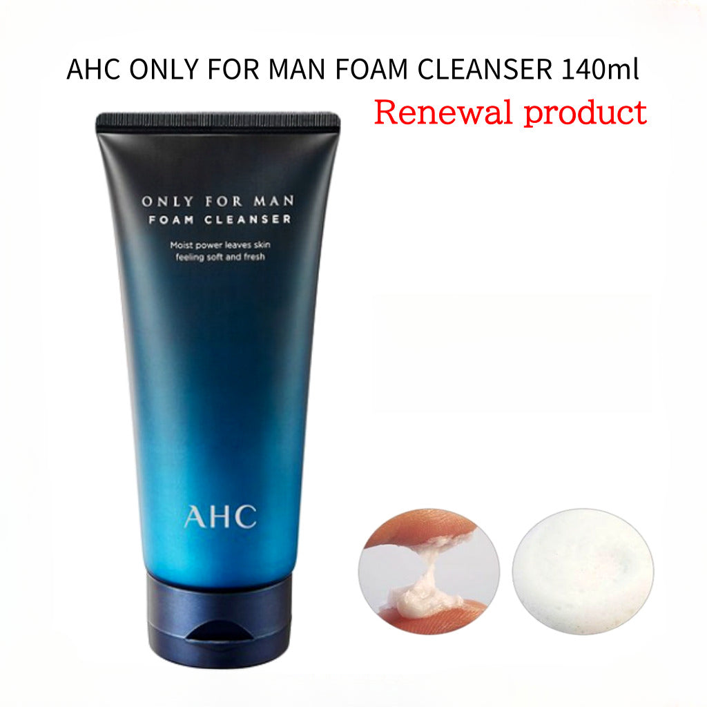 AHC オンリーフォーメン フォームクレンザー 140ml/シェービング兼用/皮脂コントロール/肌の保湿と栄養補給