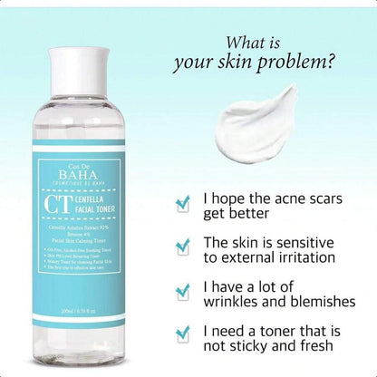 Cos De BAHA Centella Asiatica 92% Soothing Hydrating Toner 200ml