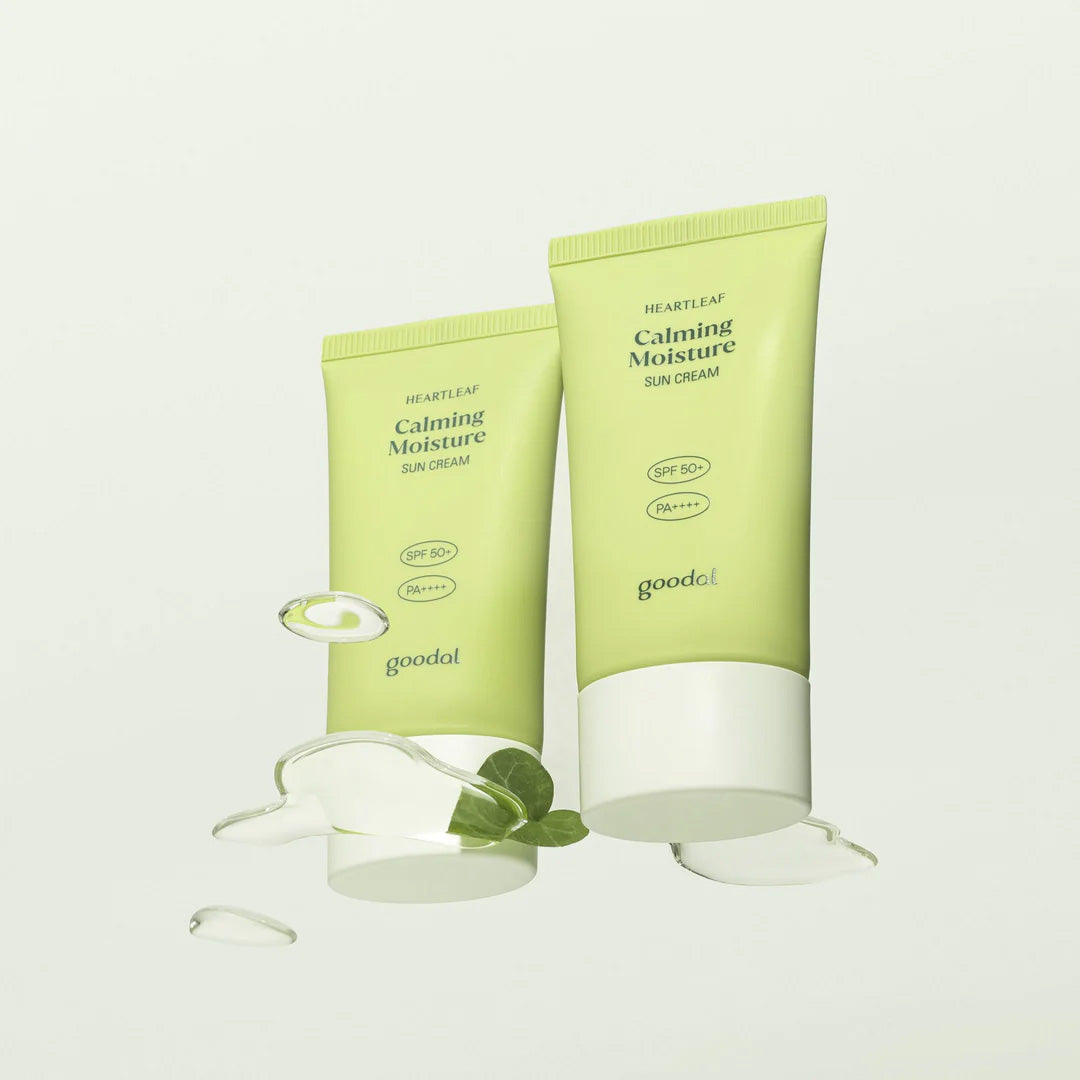 Goodal Heartleaf Calming Moisture Sun Cream SPF50+PA++++ 50ml*2