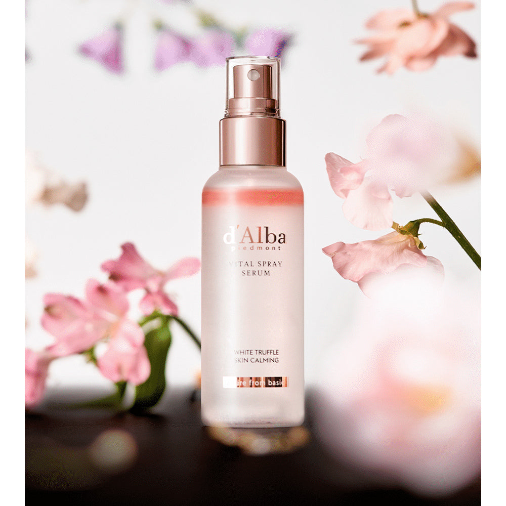 D'Alba White Truffle Vital Spray Serum 100ml 2PCS + Weak Acid Gel 15ml Set