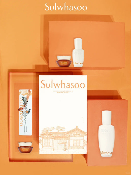 Sulwhasoo First Care Activating Serum 90ml+15ml + Concentrated Ginseng Renewing Cream 5*2ml Set