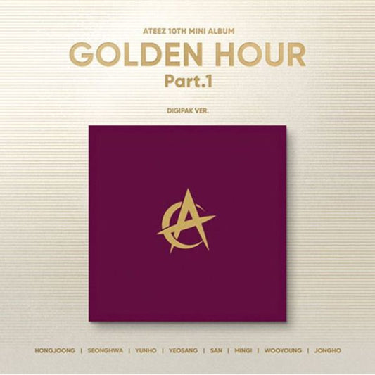 [Pre-order] ATEEZ - 10th Mini Album [GOLDEN HOUR : Part.1] (Digipak VER.)