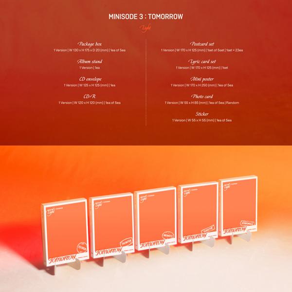 [VERSION SELECTABLE] TXT - Minisode 3: TOMORROW (Light Ver.)