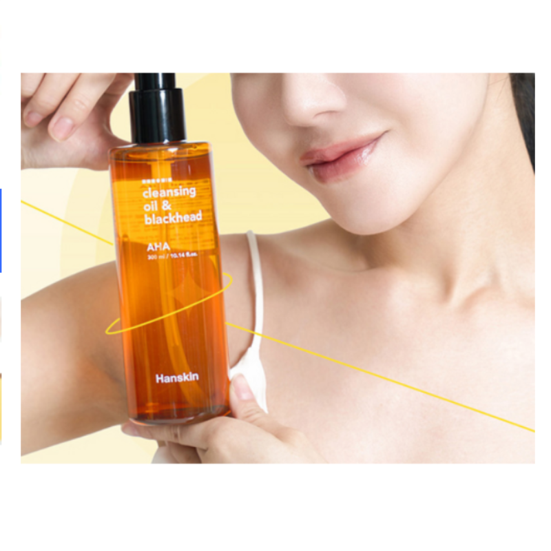 Hanskin Cleansing Oil & Blackhead AHA, 300ml