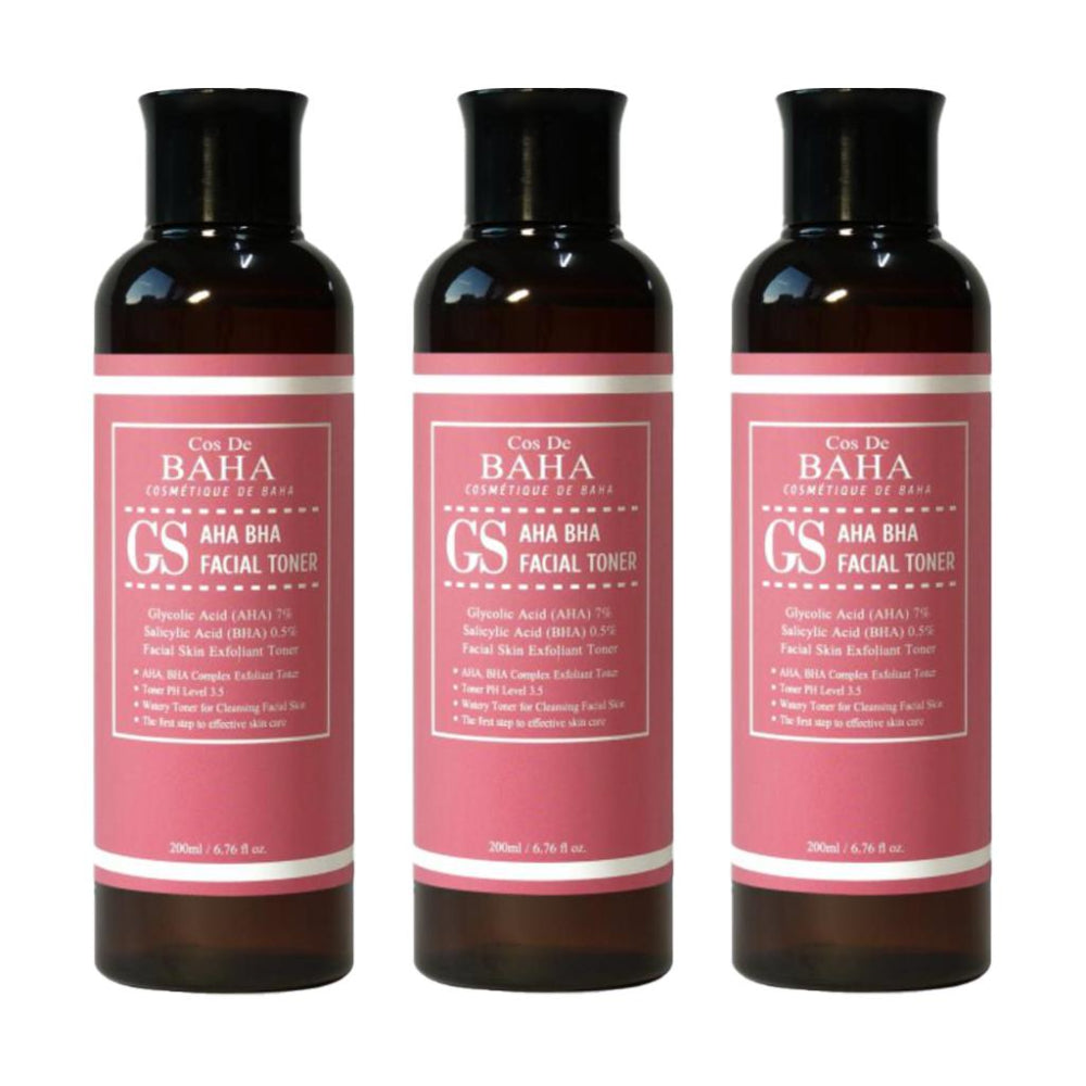 Cos De BAHA AHA/BHA GS Toner 200ml (3 Options)