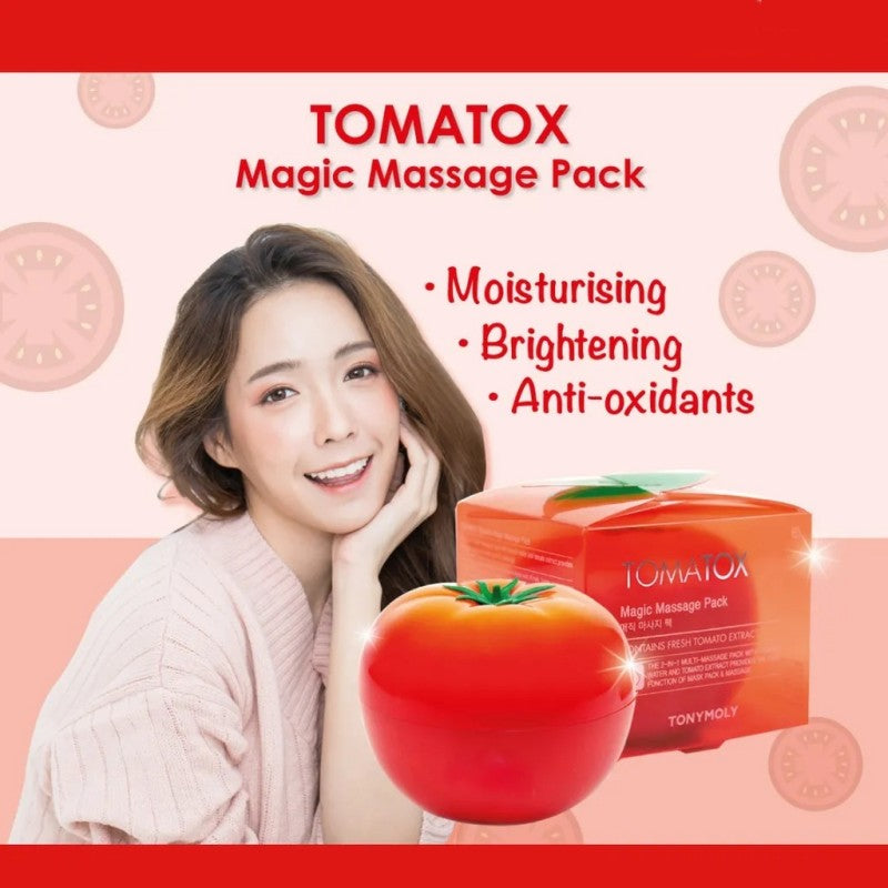 [100% Original] TONYMOLY Tomatox Magic Massage Pack 80g Face Pack