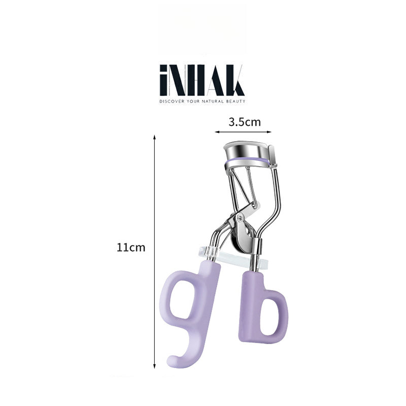 Inhak Long Lasting Fix Eyelash Curler Professional Folding False Eyelashes Auxiliary Curling Clip Makeup Tools