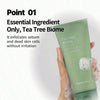 Farmstay Tea Tree Biome Low PH Calming Cleanser 180ml - Daily Facial Cleanser For Sensitive Skin, Korean Skin Care, Hydrating And Soothing Face Skin, Acne Free Cleansing Foam, Gentle Facial Cleanser, For
