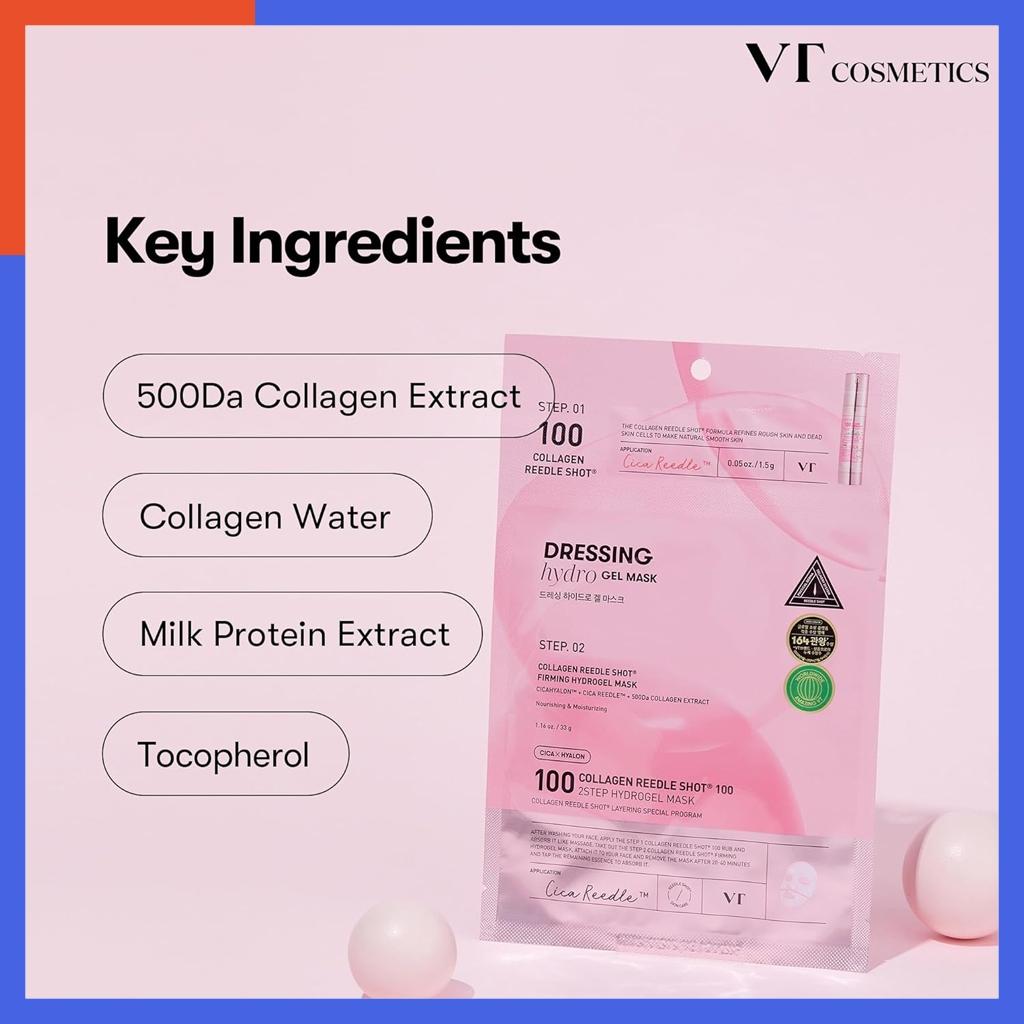 VT Collagen Reedle Shot 100 2-Step Hydrogel Mask(34.5gx4ea)