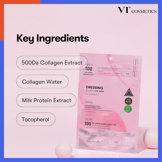 VT Collagen Reedle Shot 100 2-Step Hydrogel Mask(34.5gx4ea)