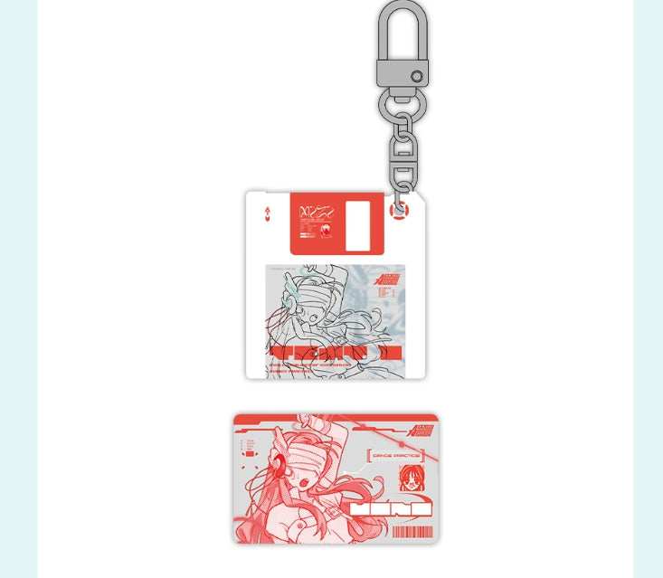 [Pre-order] ALIEN STAGE Floppy Disk Acrylic Keyholder+Recognition Card Set