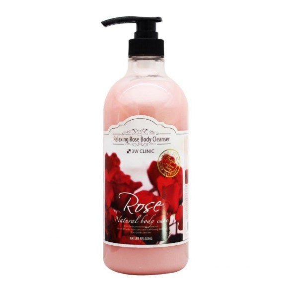 High Capacity Ddo 3W Clinic Relilishing Rose body cleaner 1000ml x 2 pcs