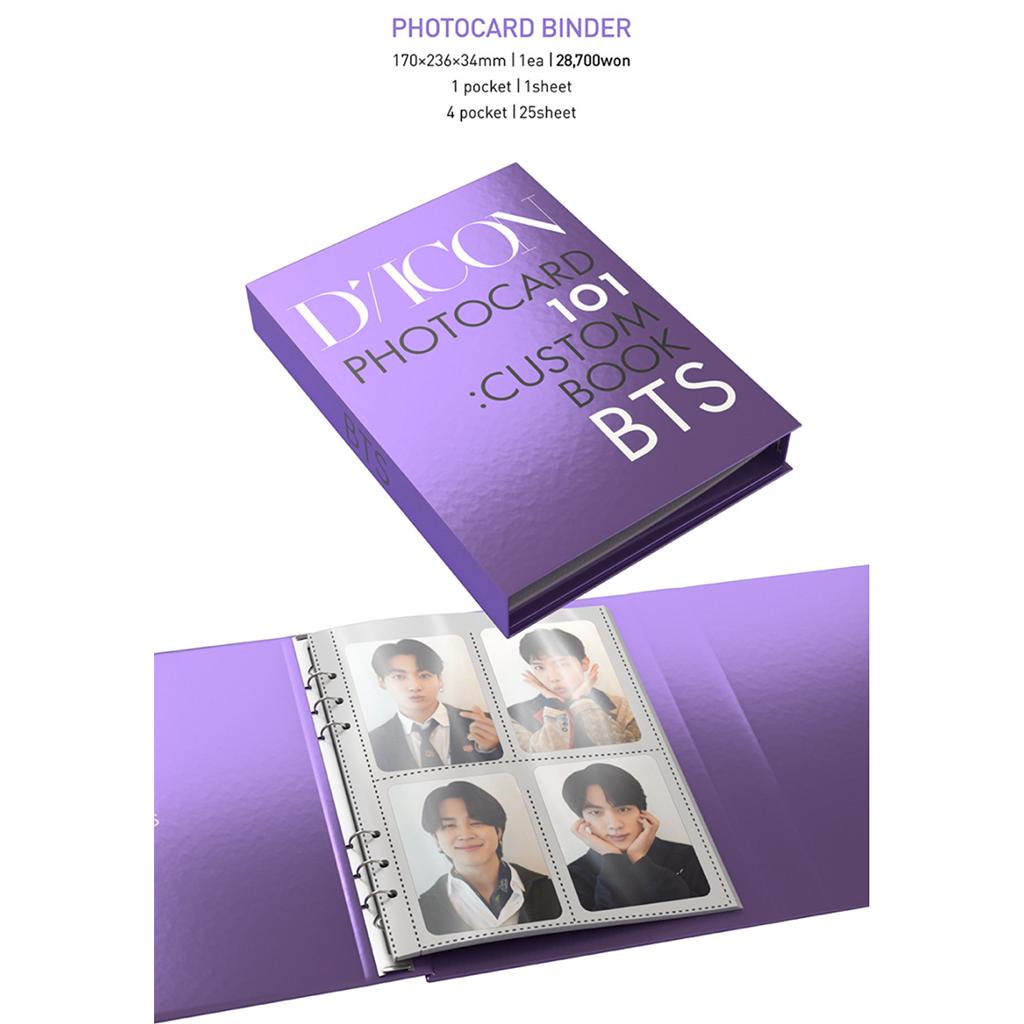 BTS Dicon BTS Photo Card 101 : Custom Book