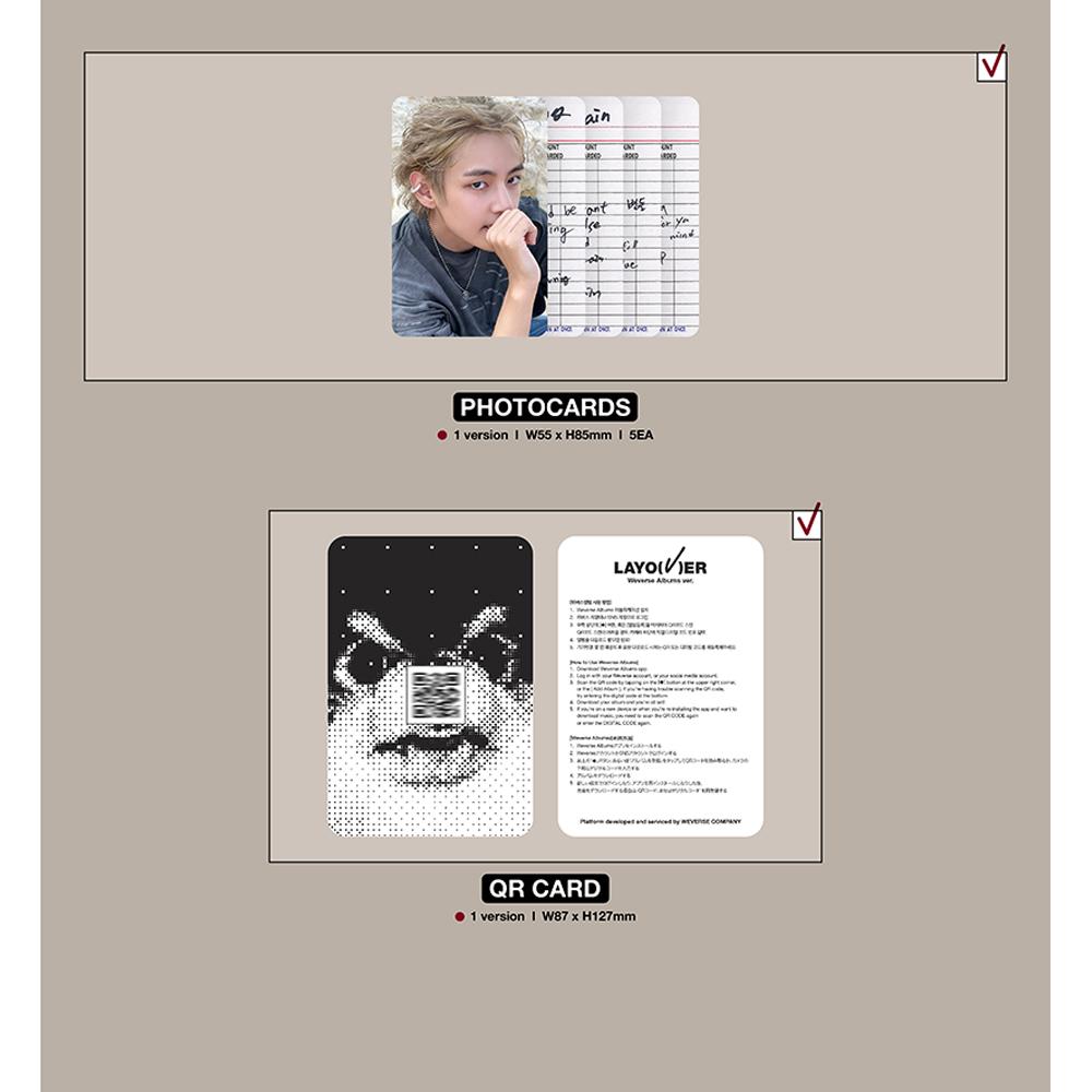 V(BTS) - 'Layover' (Weverse Albums Ver.) V Solo Album