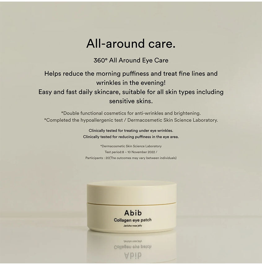 [Abib] Collagen Eye Patch Jericho rose jelly 90g / 60ea