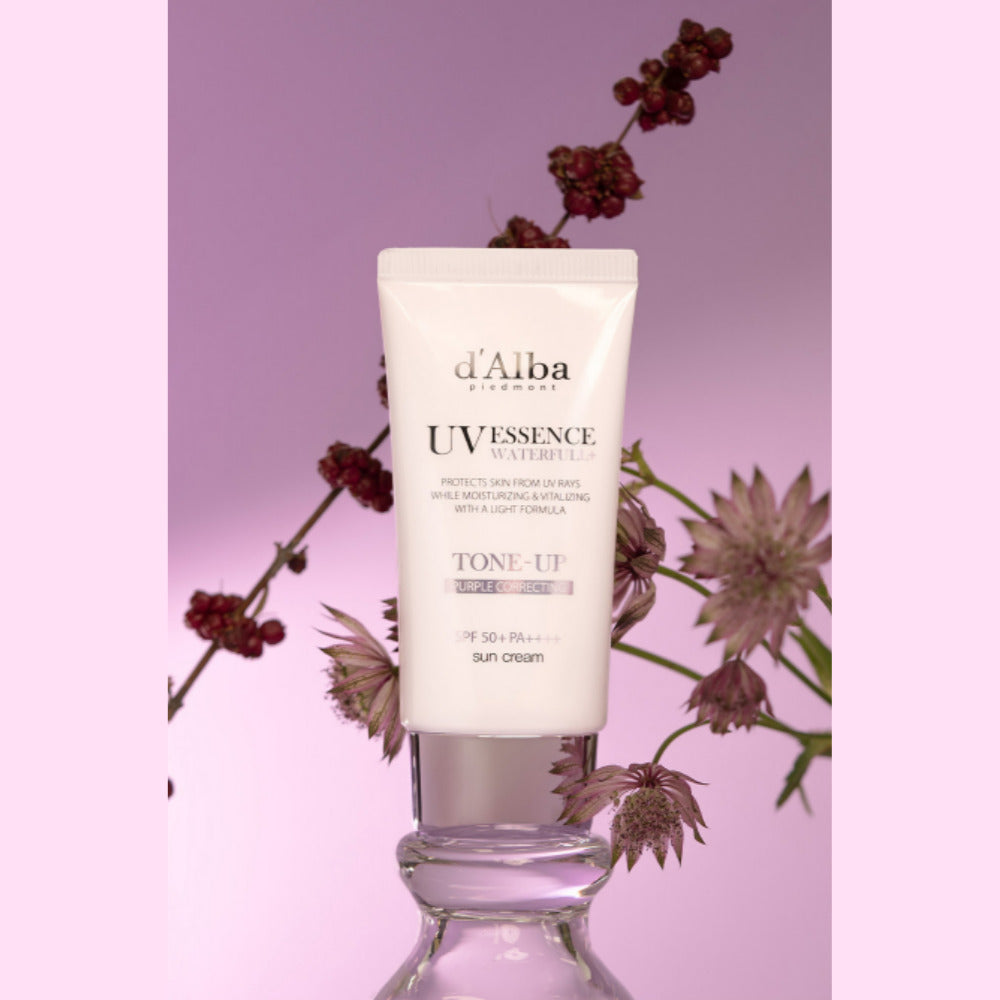 [NEW]d'Alba Waterful Tone Up Sun Cream Purple SPF50+PA++++ 50mL