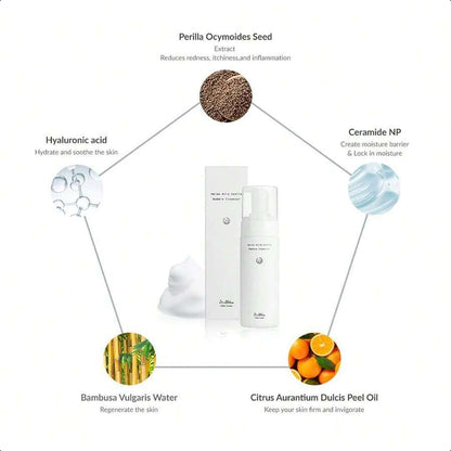 Dr. Althea Amino Acid Gentle Bubble Cleanser |  4.73 Fl Oz(140ml )| Foam Cleanser | Daily Gentle Face Wash For Sensitive Skin | Vegan Korean Skin Care