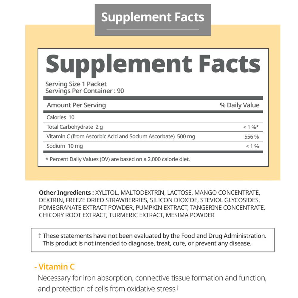 atomy vital mega vitamin c 2000 3g*90ea