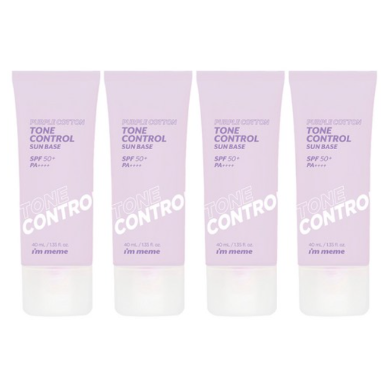 I'M Meme Purple Cotton Tone Control Line base SPF50 + PA ++++