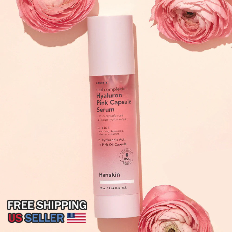 Hanskin Real Complexion Hyaluron Pink Capsule Serum 50ml / 1.69 fl.oz.