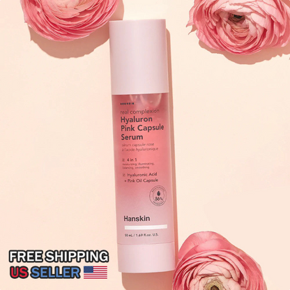 Hanskin Real Complexion Hyaluron Pink Capsule Serum 50ml / 1.69 fl.oz.