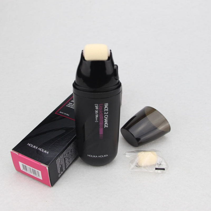 Holika Black Box Face2change Ball Roller BB Cream Bare Concealer Strong Oil Control