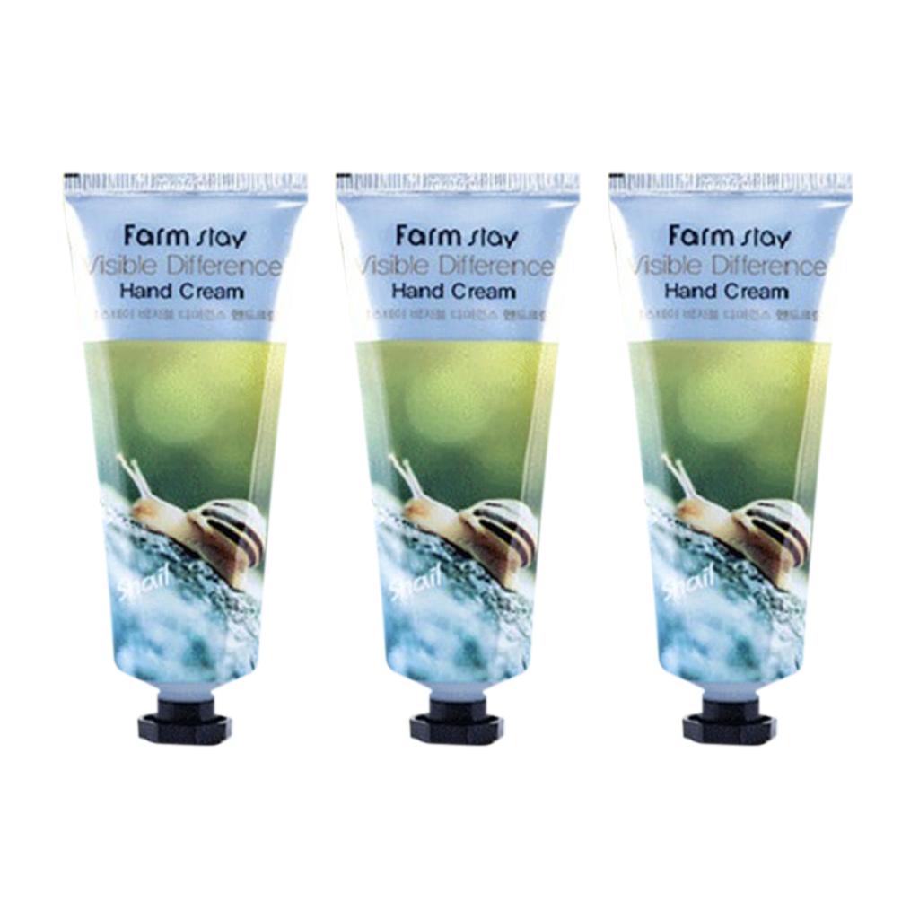 FARM STAY Visible Difference Hand Cream Snail 100ml (3 Options)