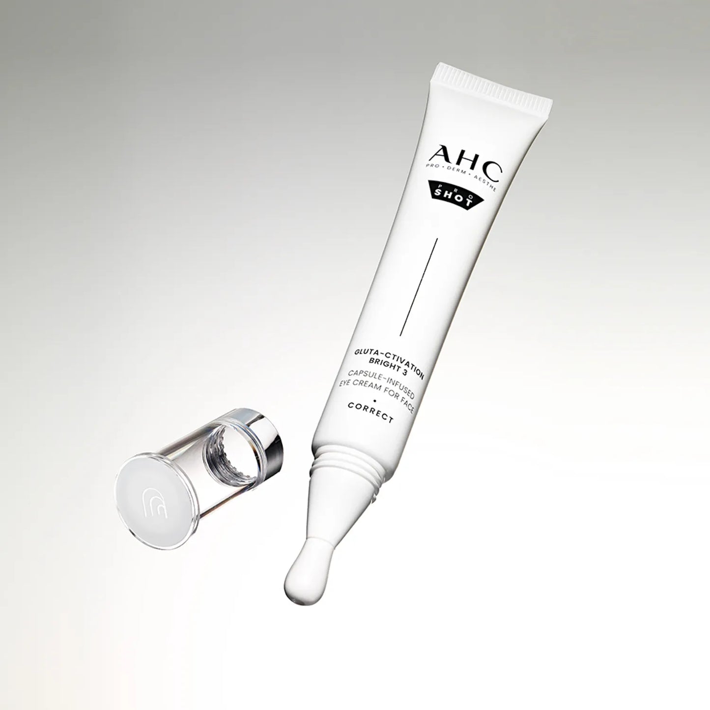 AHC Pro Shot GlutA-ctivation Bright 3 Capsule-Infused Eye Cream For Face 30ml Special Set (+Serum 10ml)