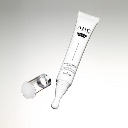 AHC Pro Shot GlutA-ctivation Bright 3 Capsule-Infused Eye Cream For Face 30ml Special Set (+Serum 10ml)