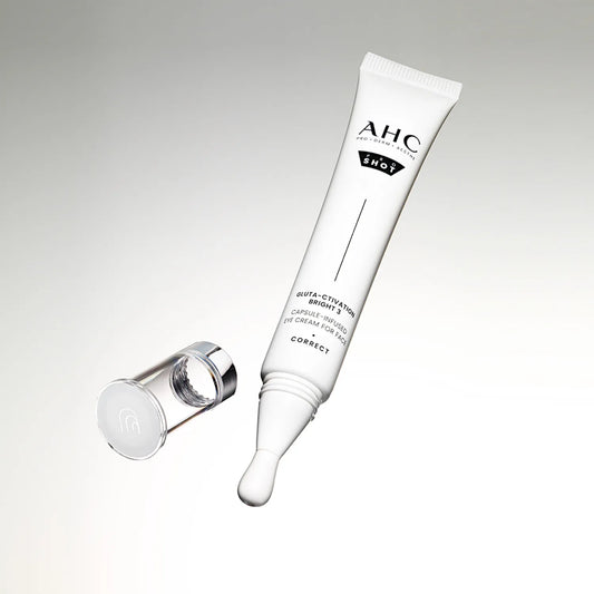 AHC Pro Shot GlutA-ctivation Bright 3 Capsule-Infused Eye Cream For Face 30ml Special Set (+Serum 10ml)