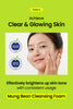 [100% Original] beplain Mung Bean pH-Balanced Cleansing Foam 80ml - Gentle Deep Cleanser for Sensitive & Delicate Skin