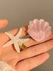 Show Mind - Shell / Starfish Faux Pearl Resin Hair Clip